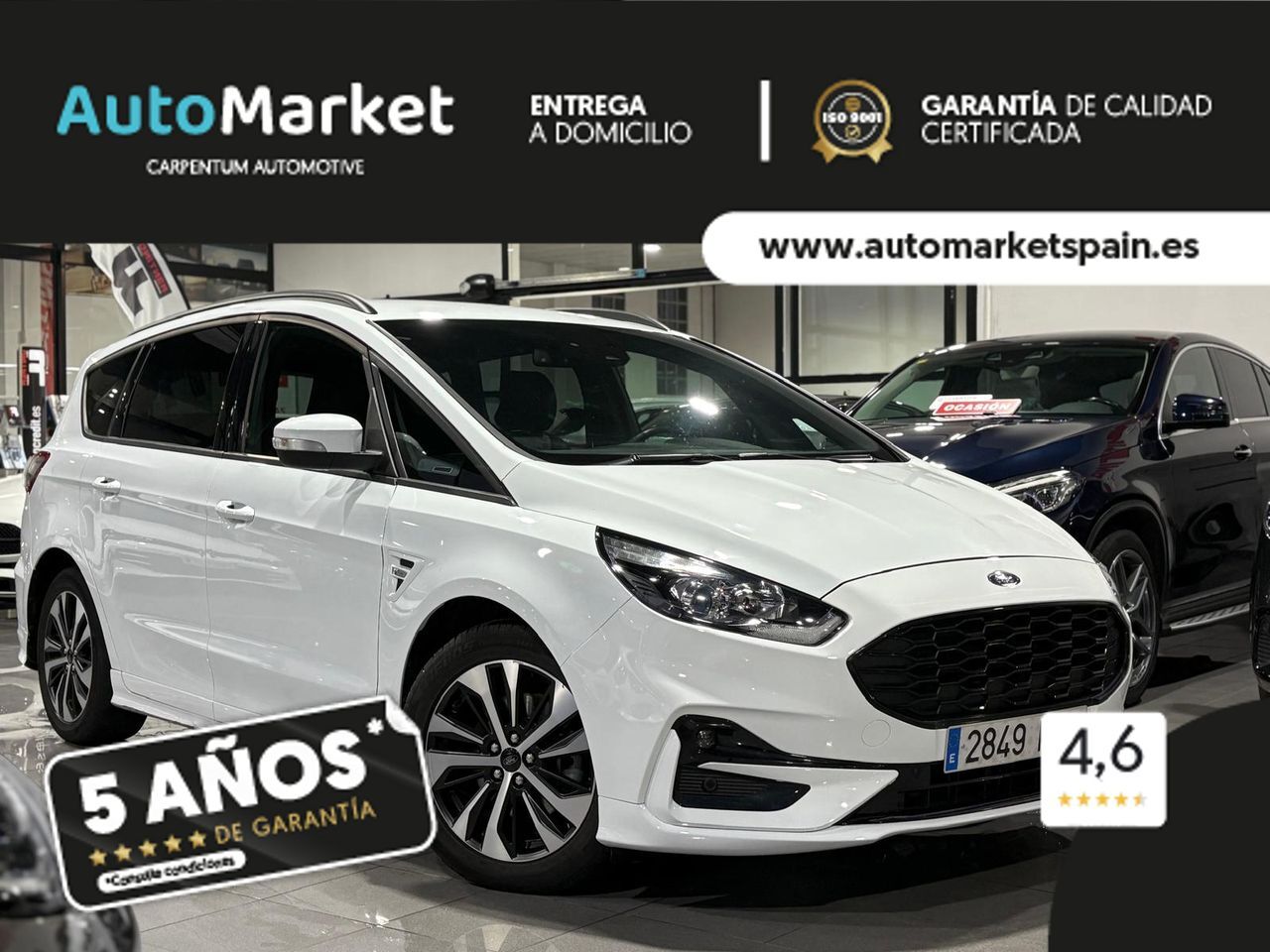 FORD S-Max (2.5 Duratec Atk. FHEV STLine 7) en Lugo