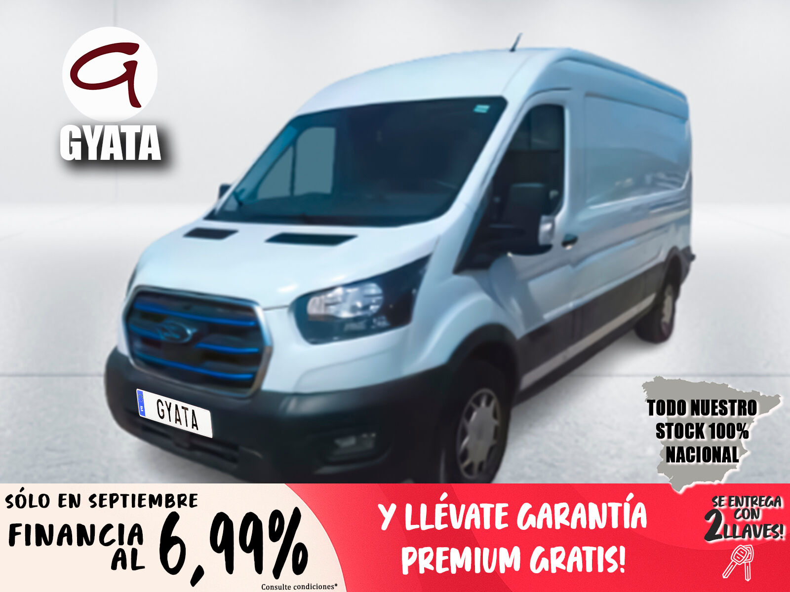 FORD Transit (Furgon 350 BEV L3 RWD 75kWh 75 kWh 184 CV) en Madrid