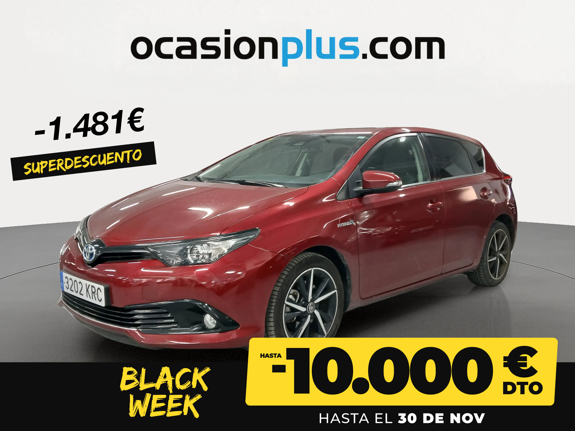 TOYOTA Auris (140H Hybrid Feel! 100 kW (136 CV)) en Madrid