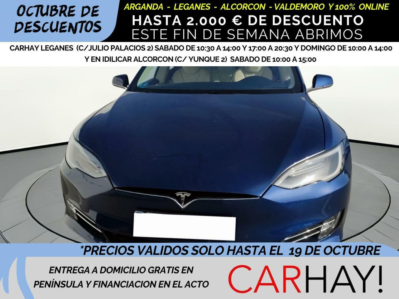 TESLA Model 3 (100D 4WD berlina con portón 345KW 5P) en Madrid