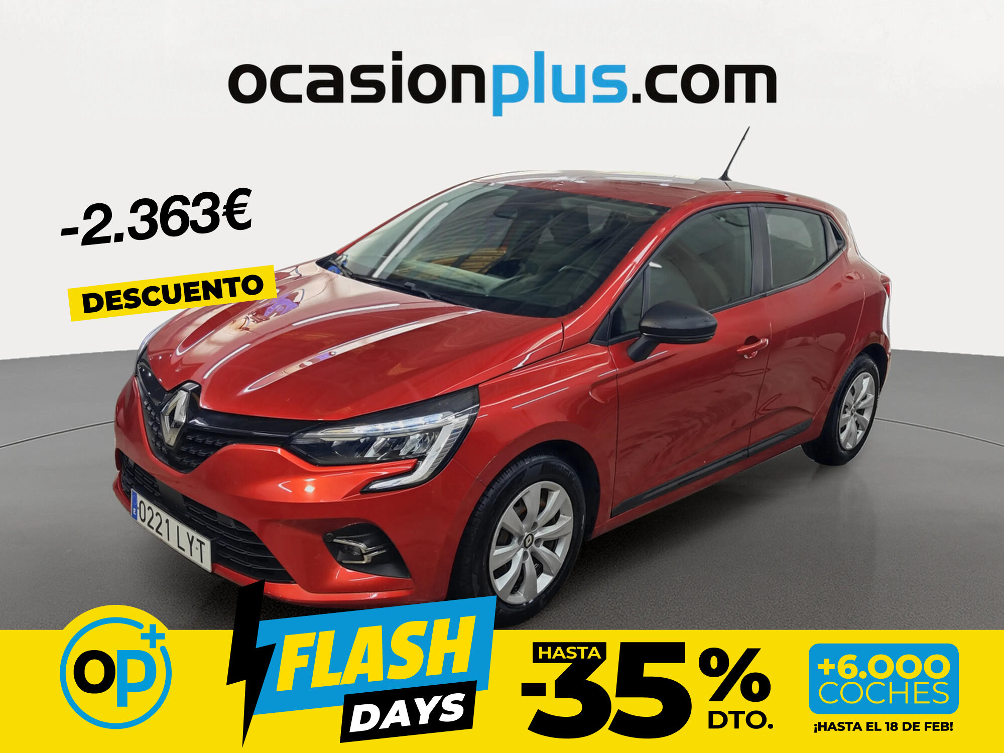 Foto del RENAULT Clio TCe Techno 67kW