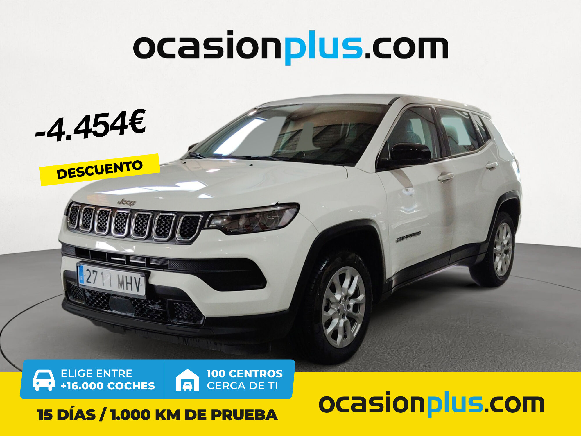 JEEP Compass (eHybrid 1.5 MHEV Longitude DCT 96 kW (130 CV)) en Madrid