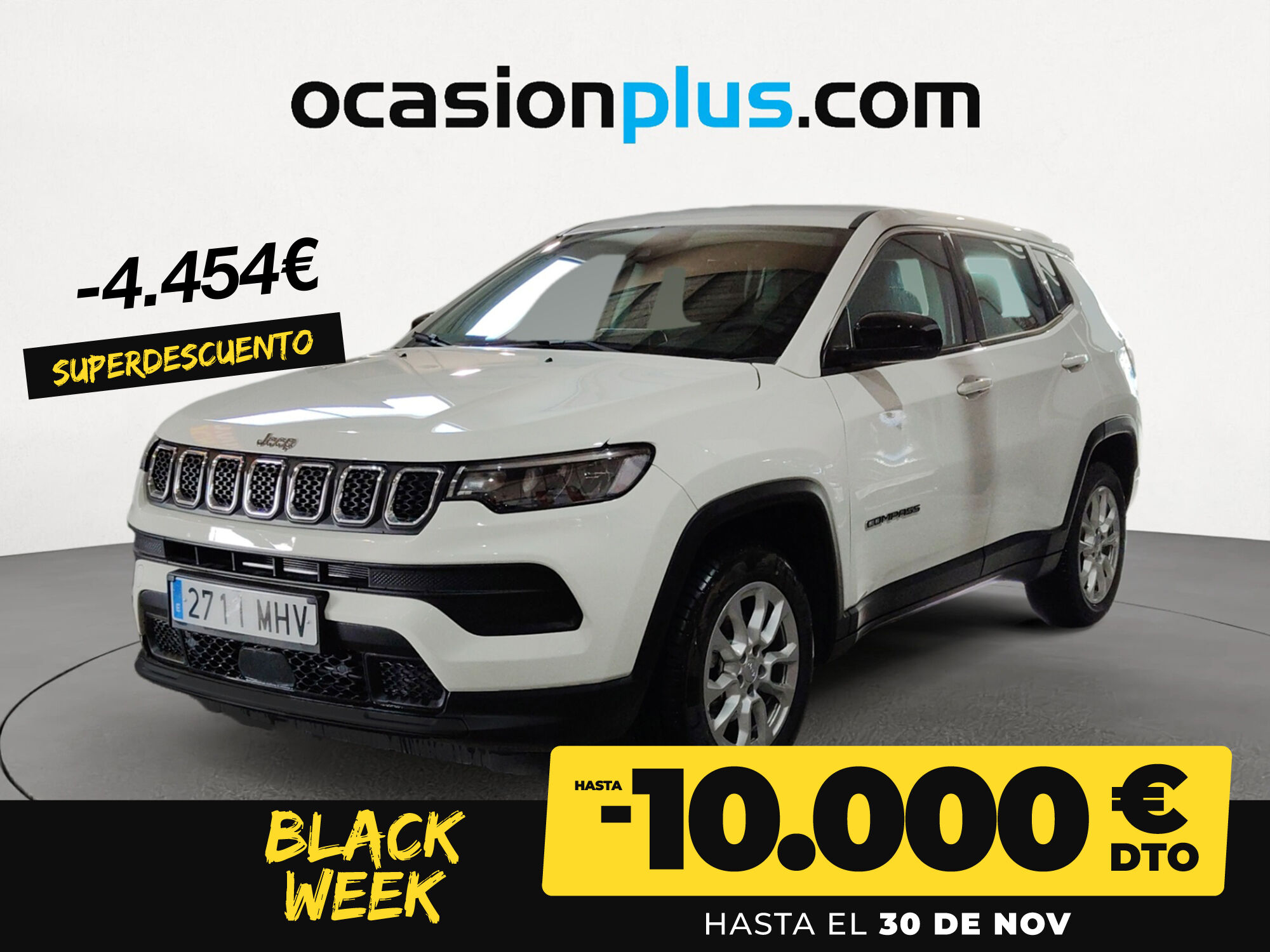 JEEP Compass (eHybrid 1.5 MHEV Longitude DCT 96 kW (130 CV)) en Madrid