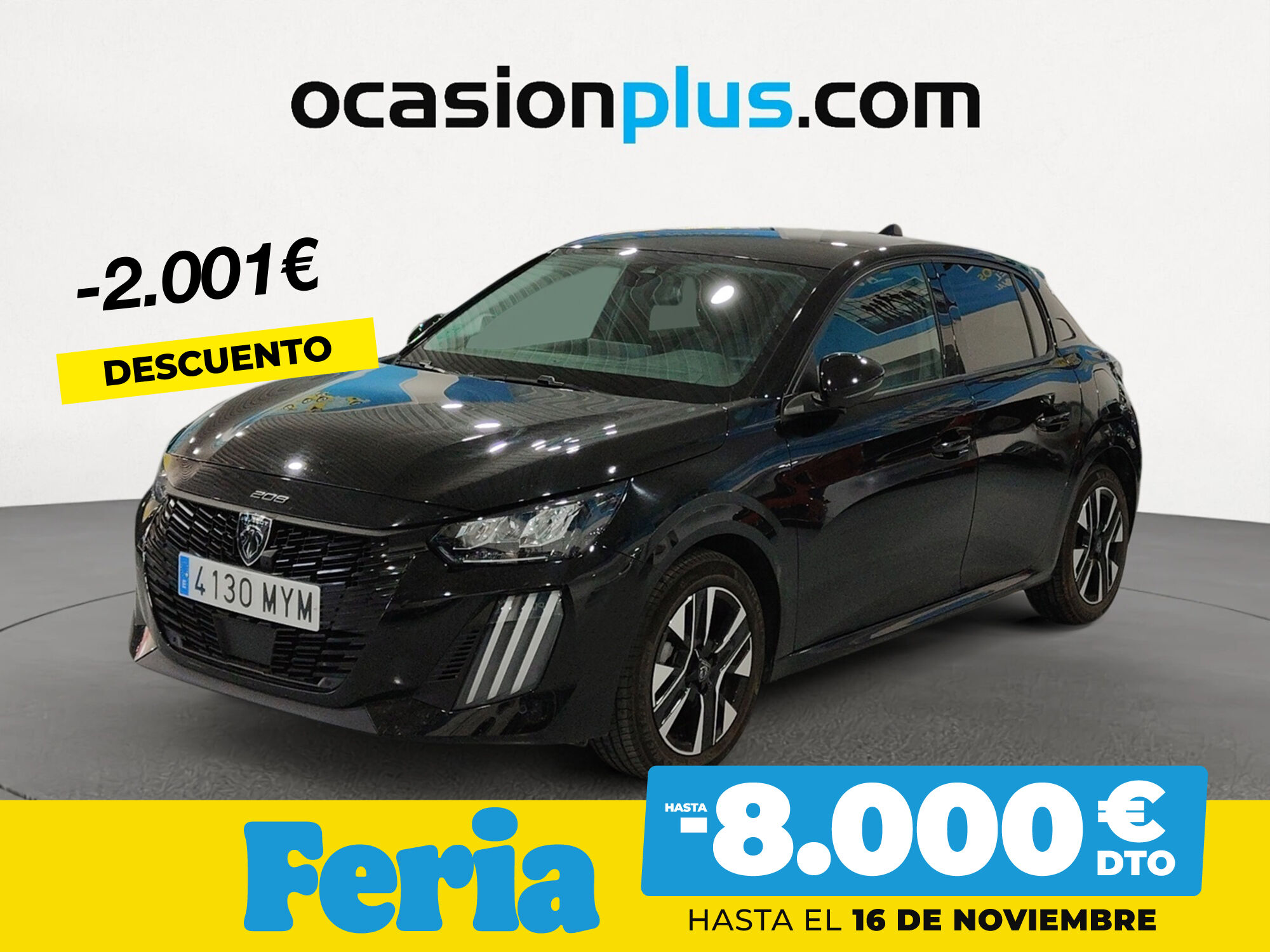 PEUGEOT 208 (PureTech 100 Allure 75 kW (100 CV)) en Madrid