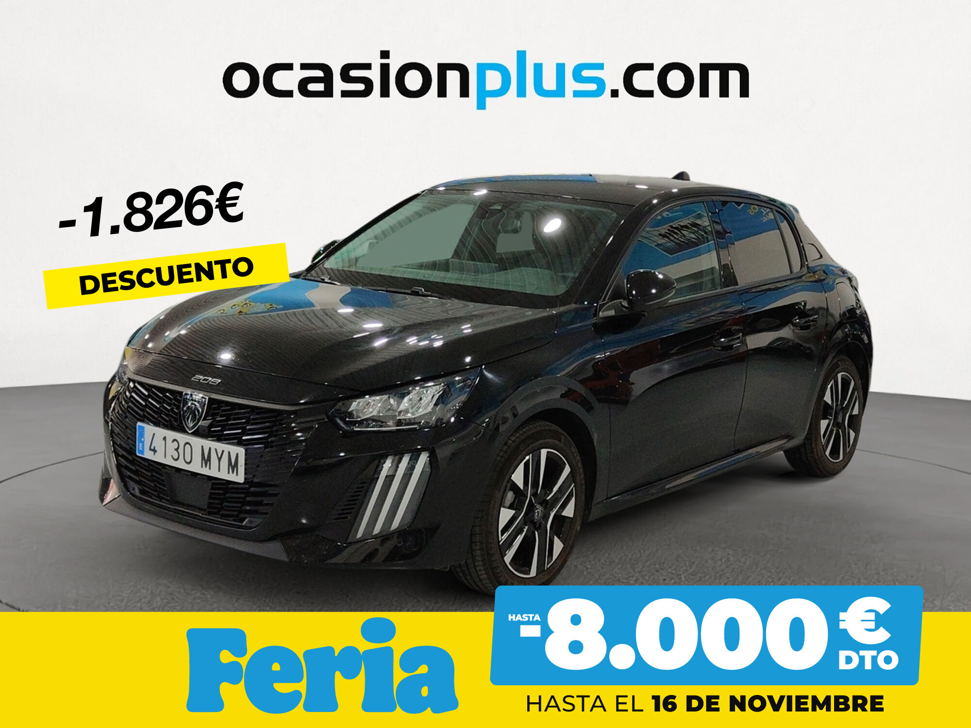 PEUGEOT 208 (PureTech 100 Allure 75 kW (100 CV)) en Madrid