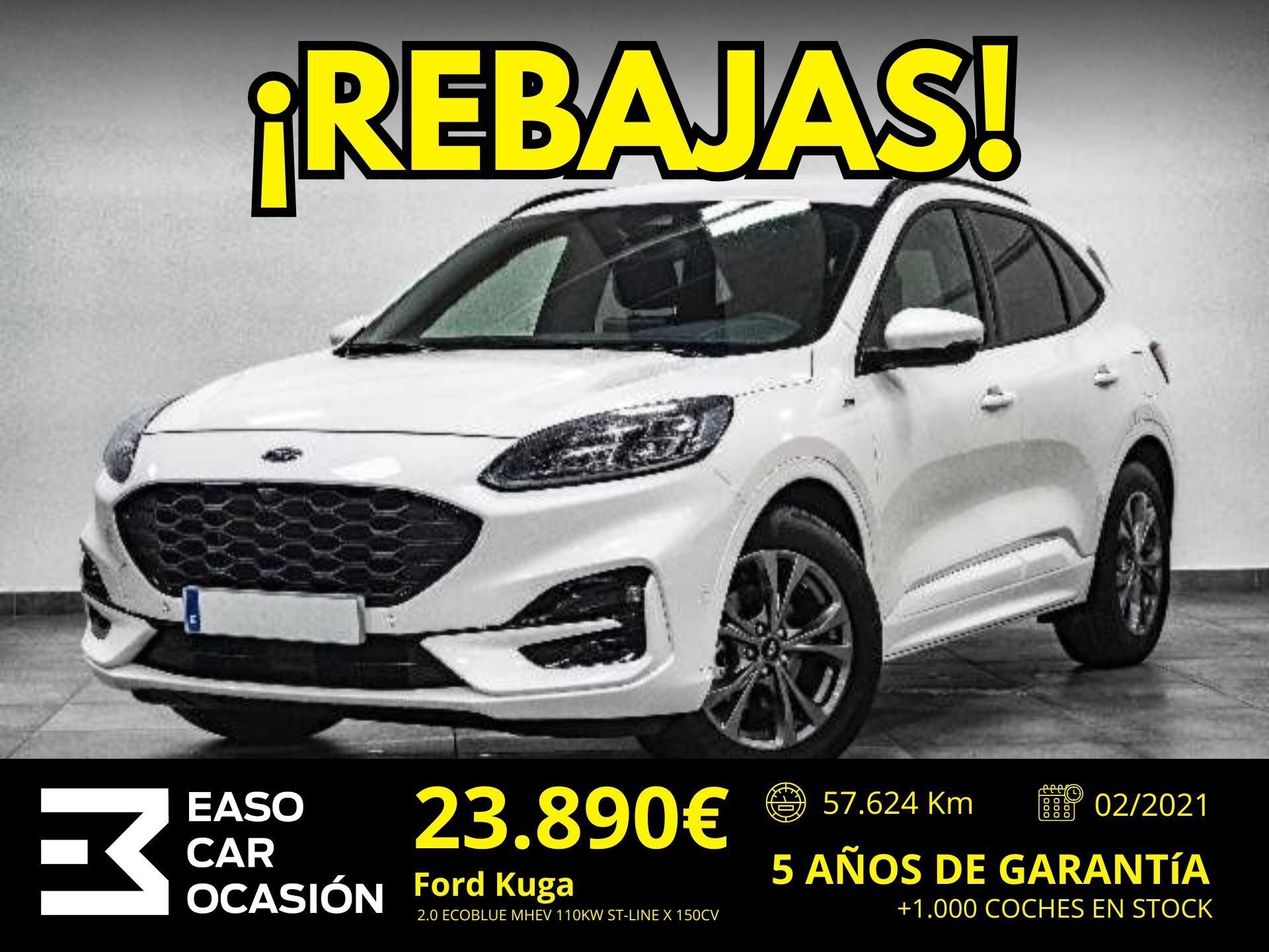 FORD Kuga (2.0 ECOBLUE MHEV 110KW ST-LINE X 150 5P) en Guipúzcoa