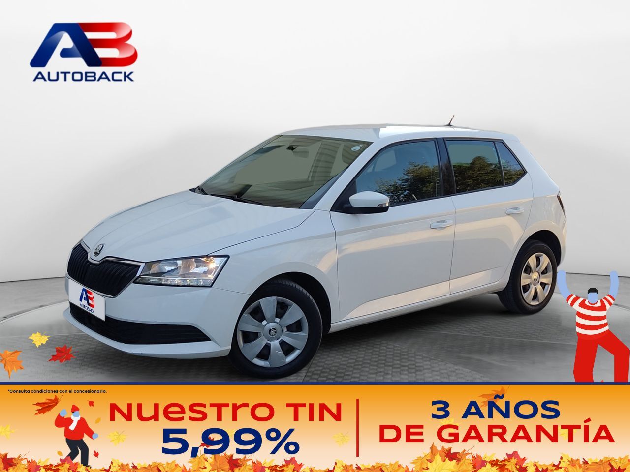 SKODA Fabia (1.0 MPI 55KW (75cv) Ambition) en Madrid