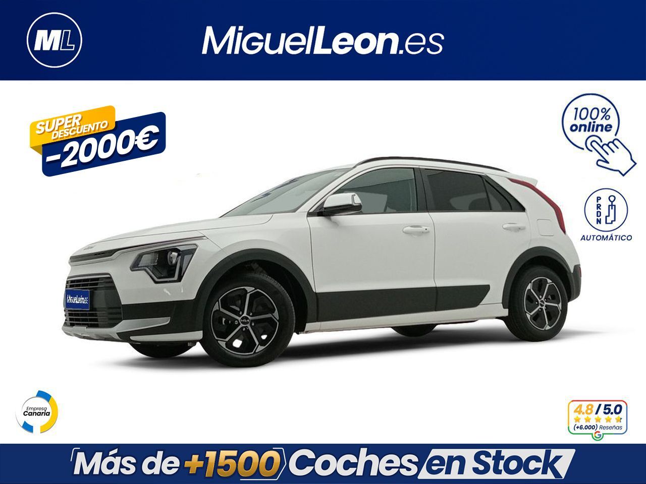 KIA Niro (1.6 GDI HEV CONCEPT 141CV) en Palmas, Las