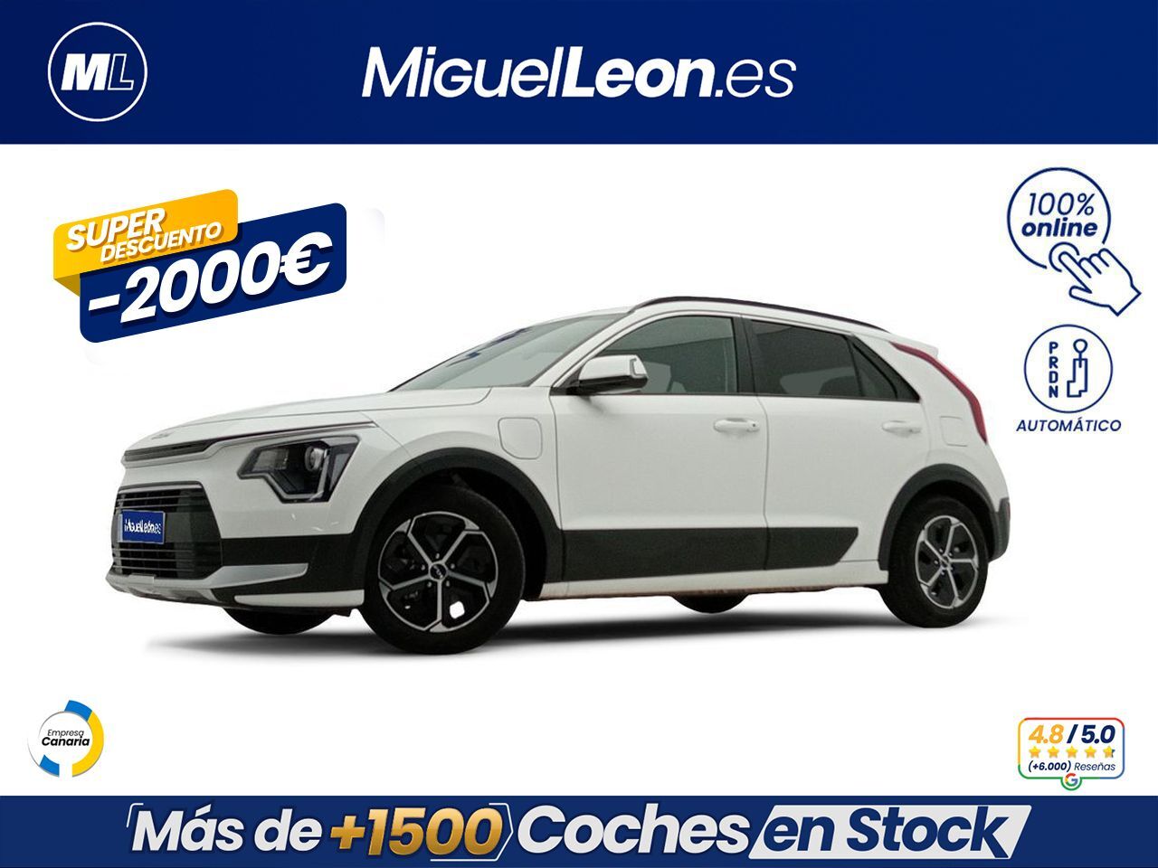 KIA Niro (1.6 GDI HEV CONCEPT 141CV) en Palmas, Las