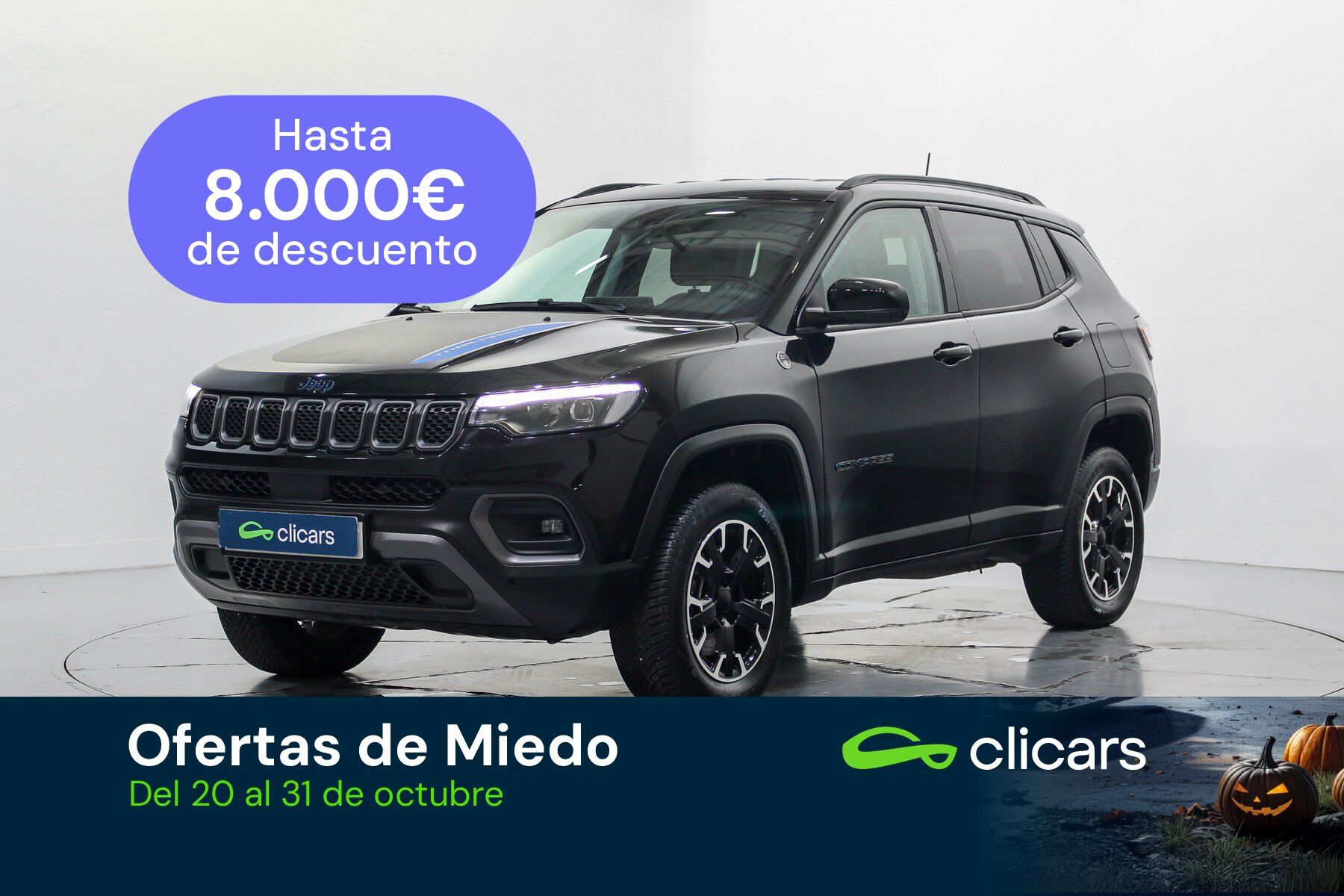 JEEP Compass (Compass 1.3 PHEV Trailhawk EAWD Aut. 240) en Madrid