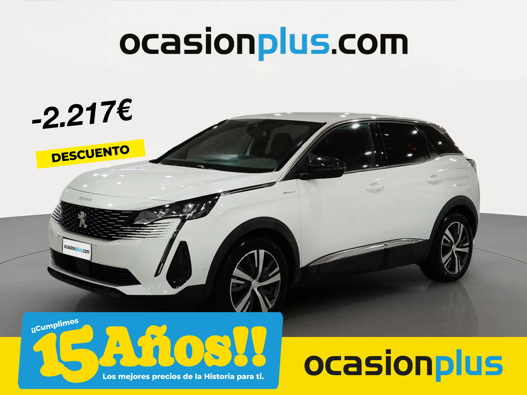 PEUGEOT 3008 (Hybrid 300 Allure Pack e-EAT8 221 kW (300 CV)) en Madrid