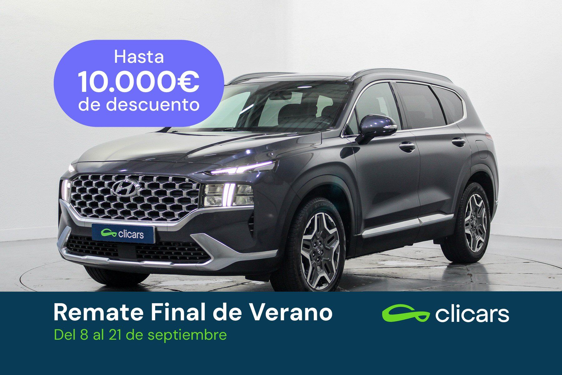HYUNDAI Santa Fe (Santa Fe 1.6TGDI HEV Tecno 7pl 4WD 6AT) en Madrid