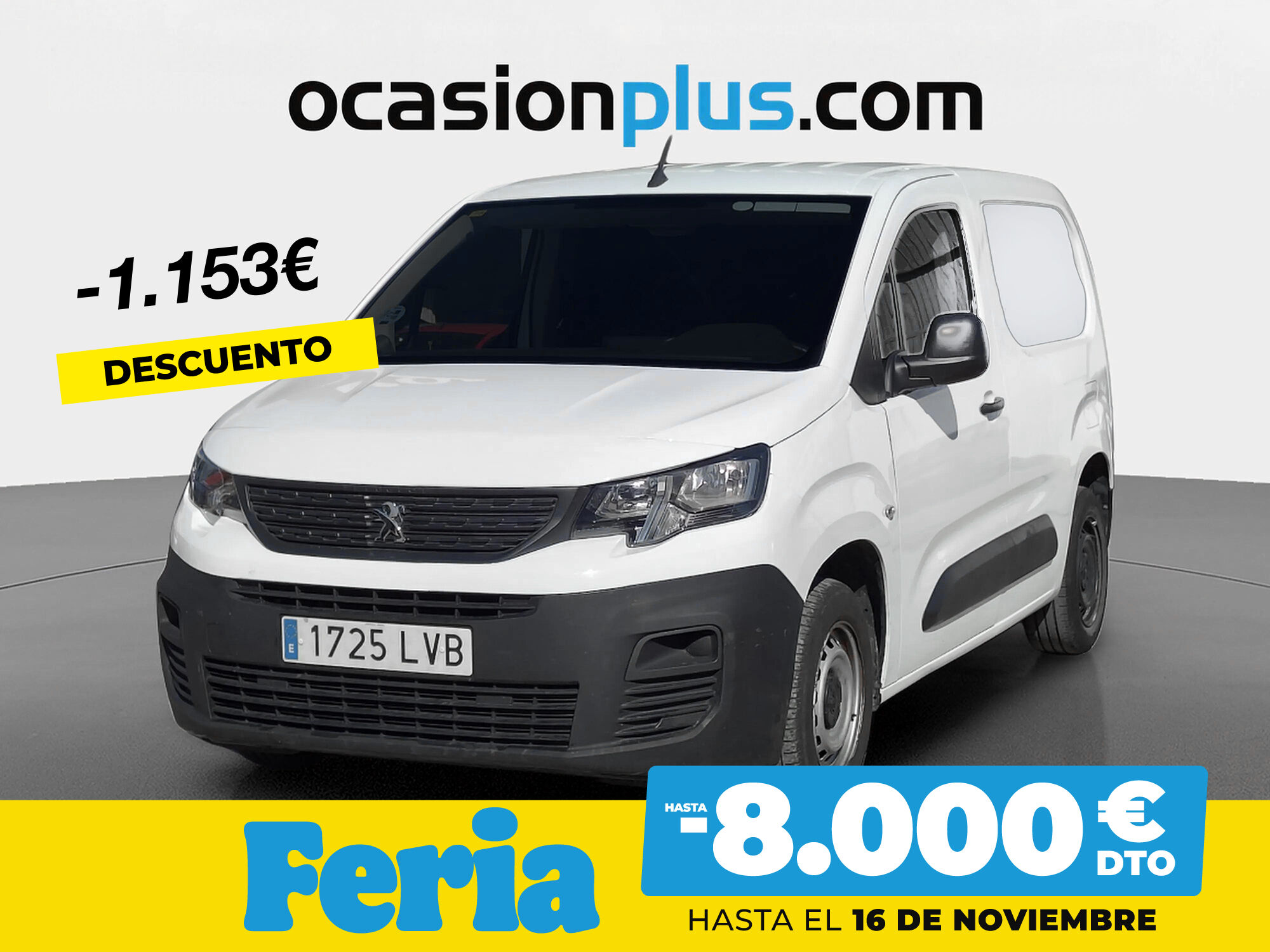PEUGEOT Partner (Furgon BlueHDi 100 Pro Standard 600kg 73 kW (98 CV)) en Ma