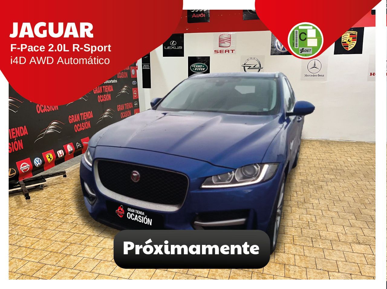 JAGUAR F-Pace (2.0i4D Pure Aut. AWD 240) en Madrid