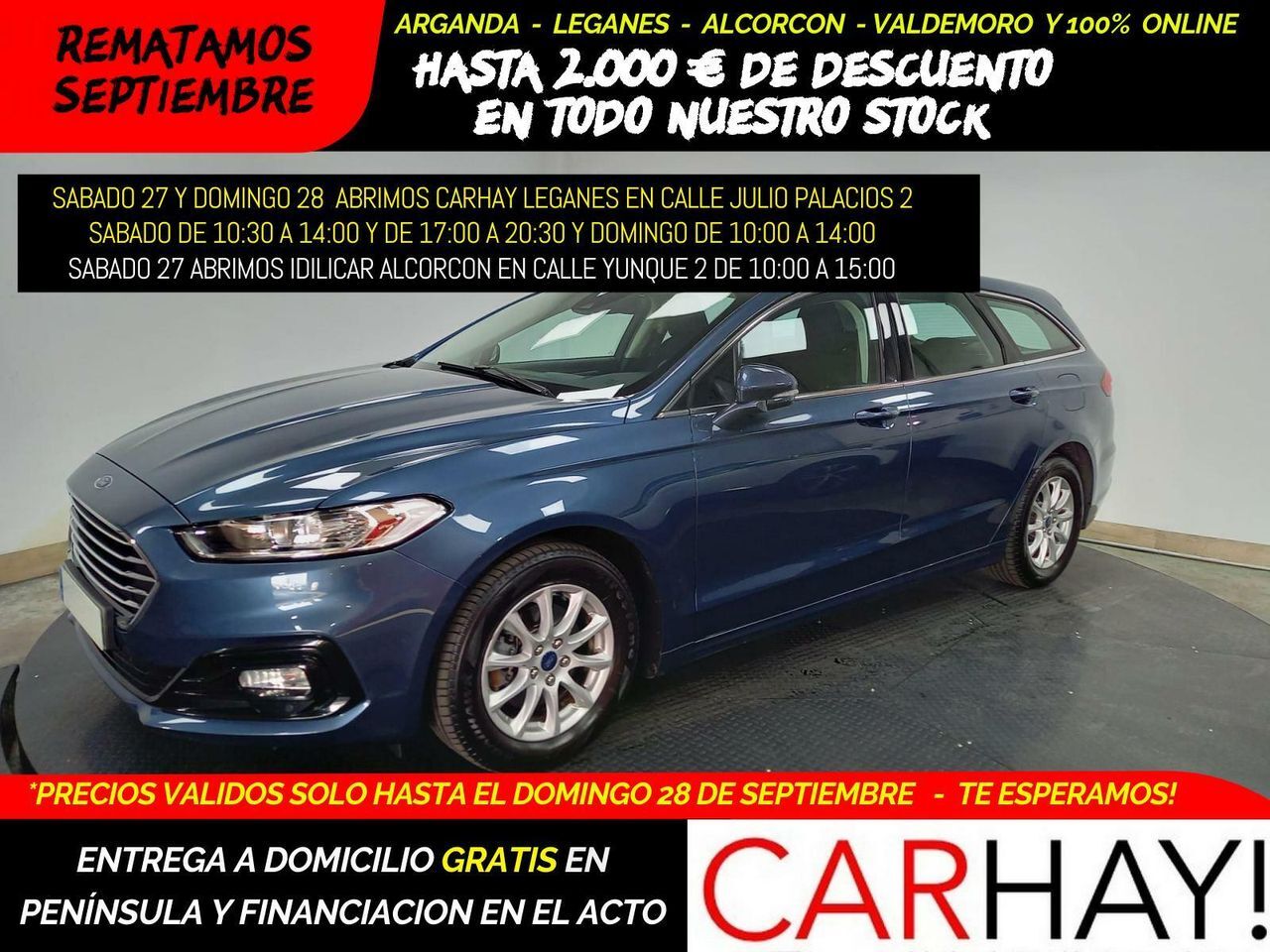 FORD Mondeo (2.0 TDCi 110kW PowerShift Trend) en Madrid