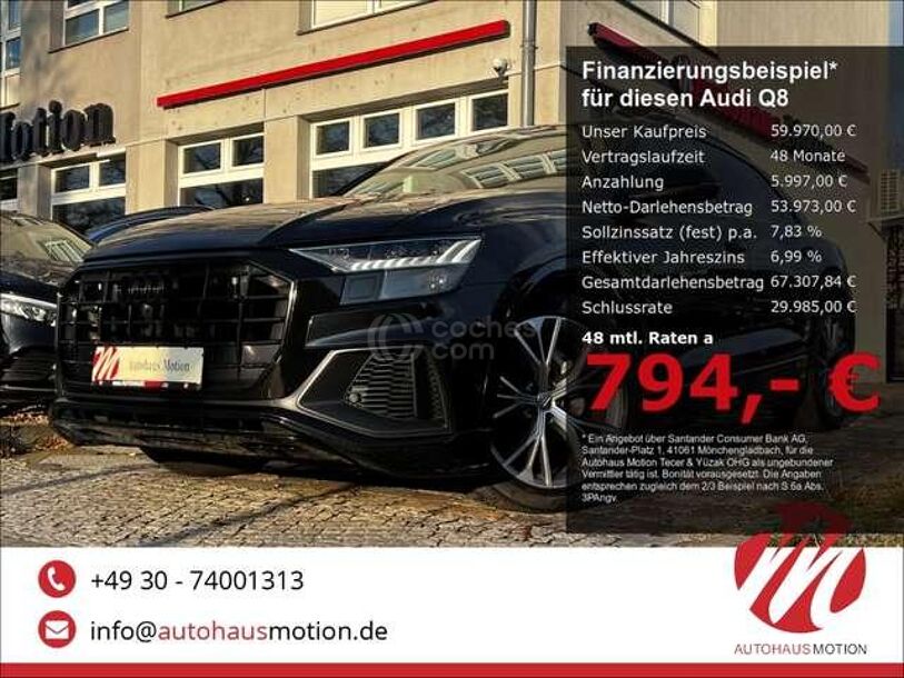 Foto del AUDI Q8 50 TDI S line quattro tiptronic