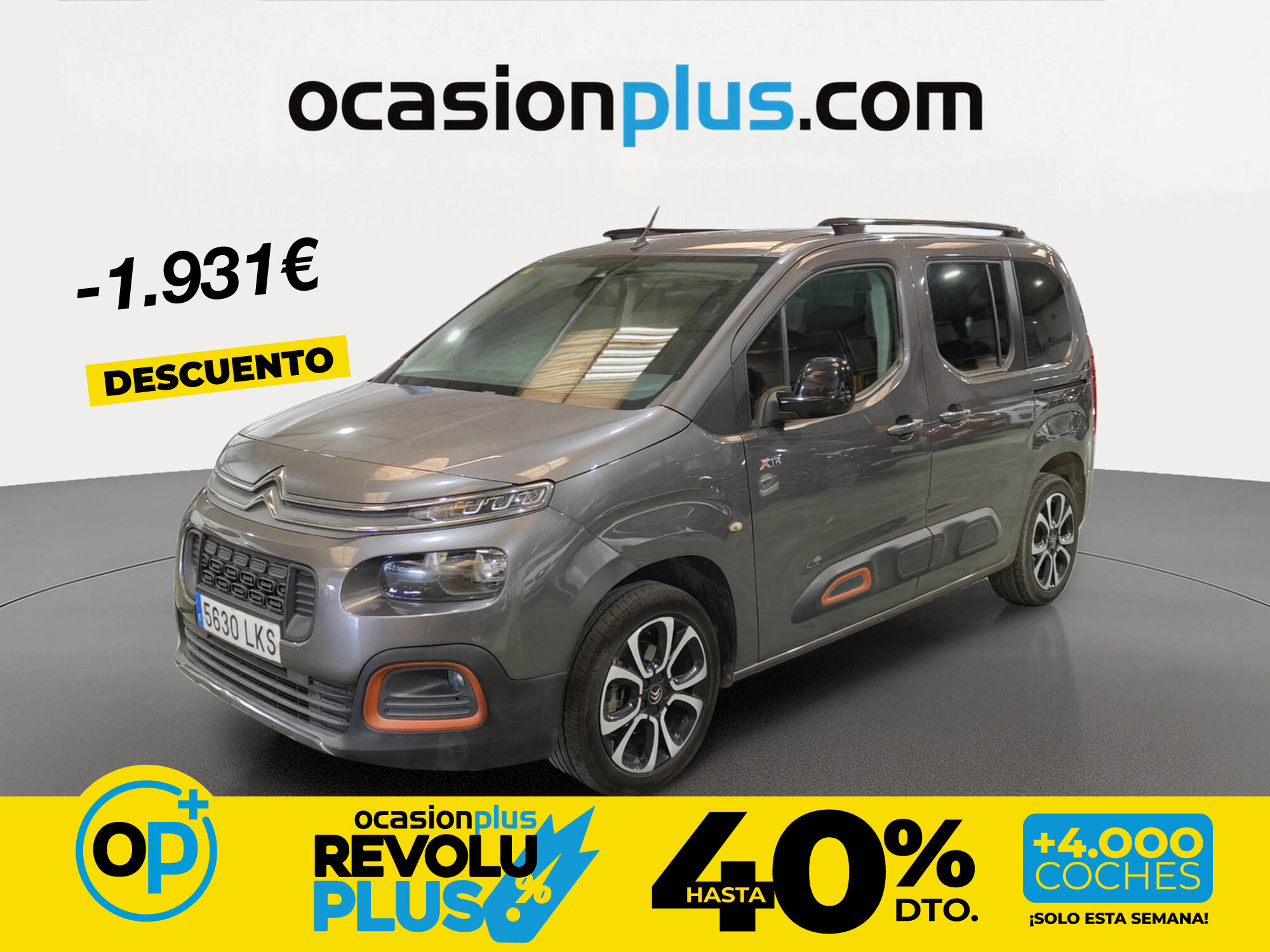 Foto del CITROEN Berlingo BlueHDi S&S Talla M Shine 100