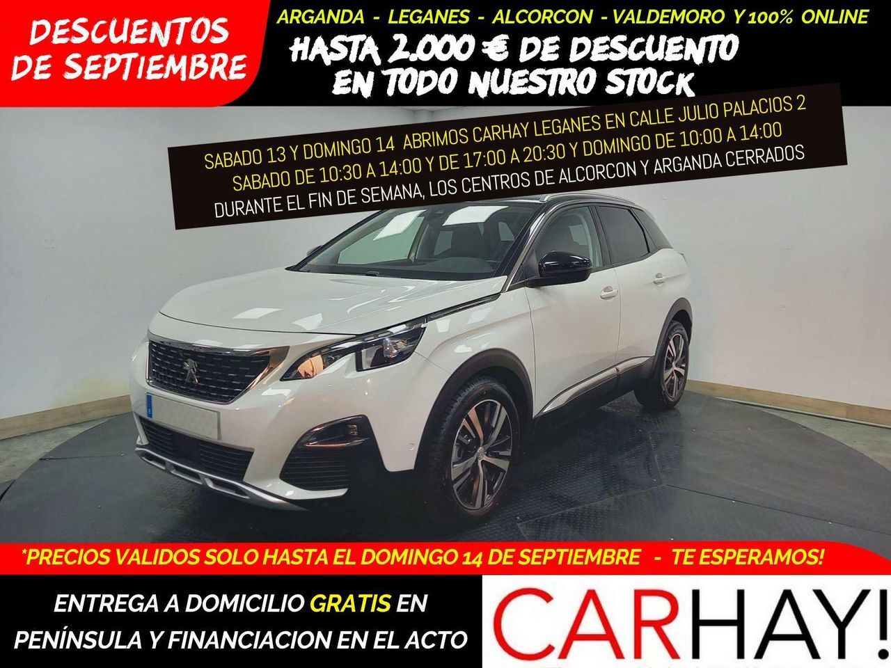 PEUGEOT 3008 (1.5 BlueHDi 96kW (130CV) S&amp;S Allure EAT8) en Madrid