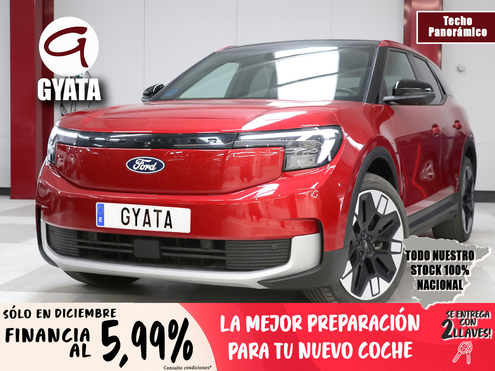 FORD Explorer (Premium Rango Extendido RWD 77kWh 210 kW (286 CV)) en Madrid