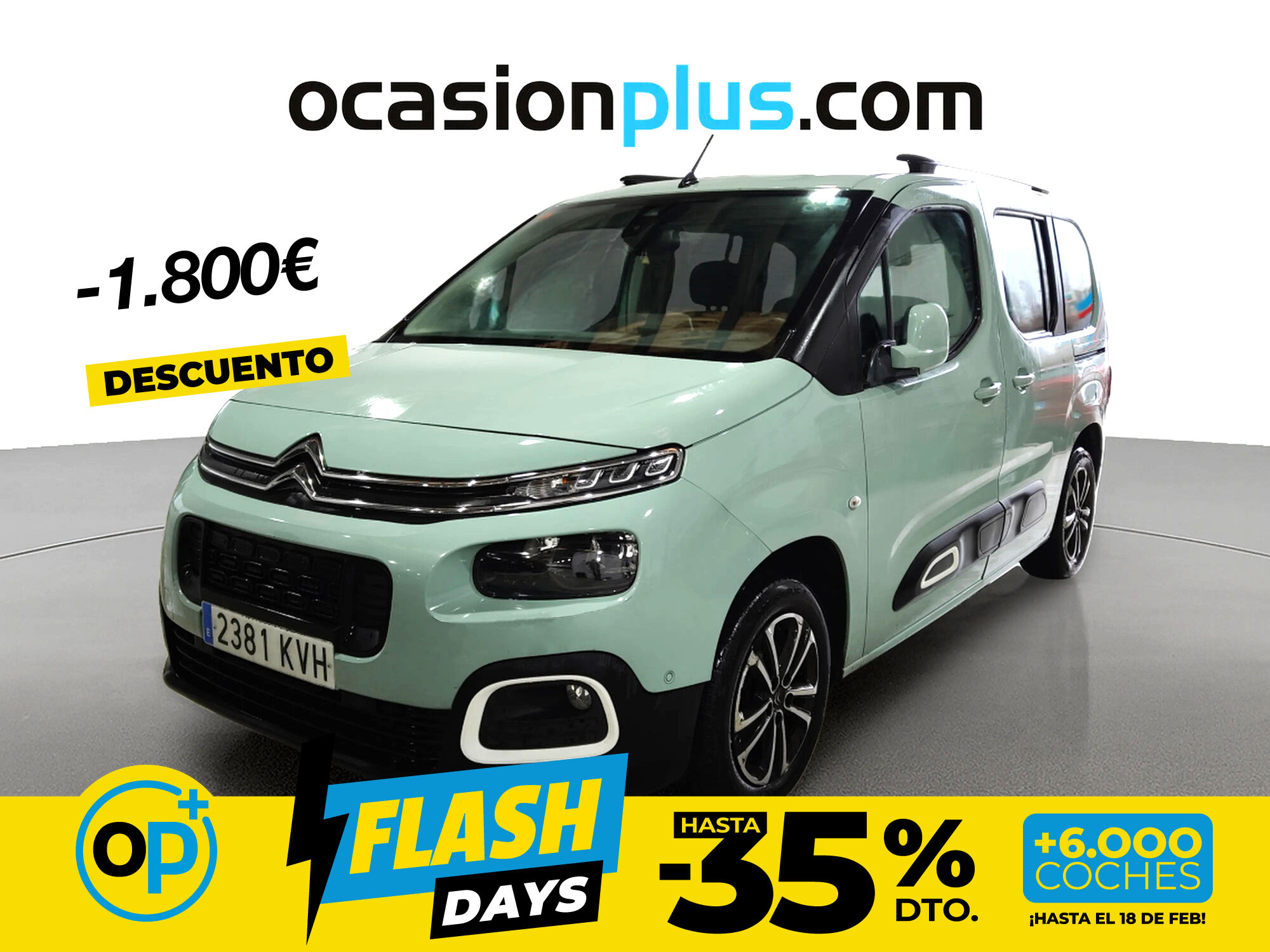 Foto del CITROEN Berlingo BlueHDi S&S Talla M Shine 130