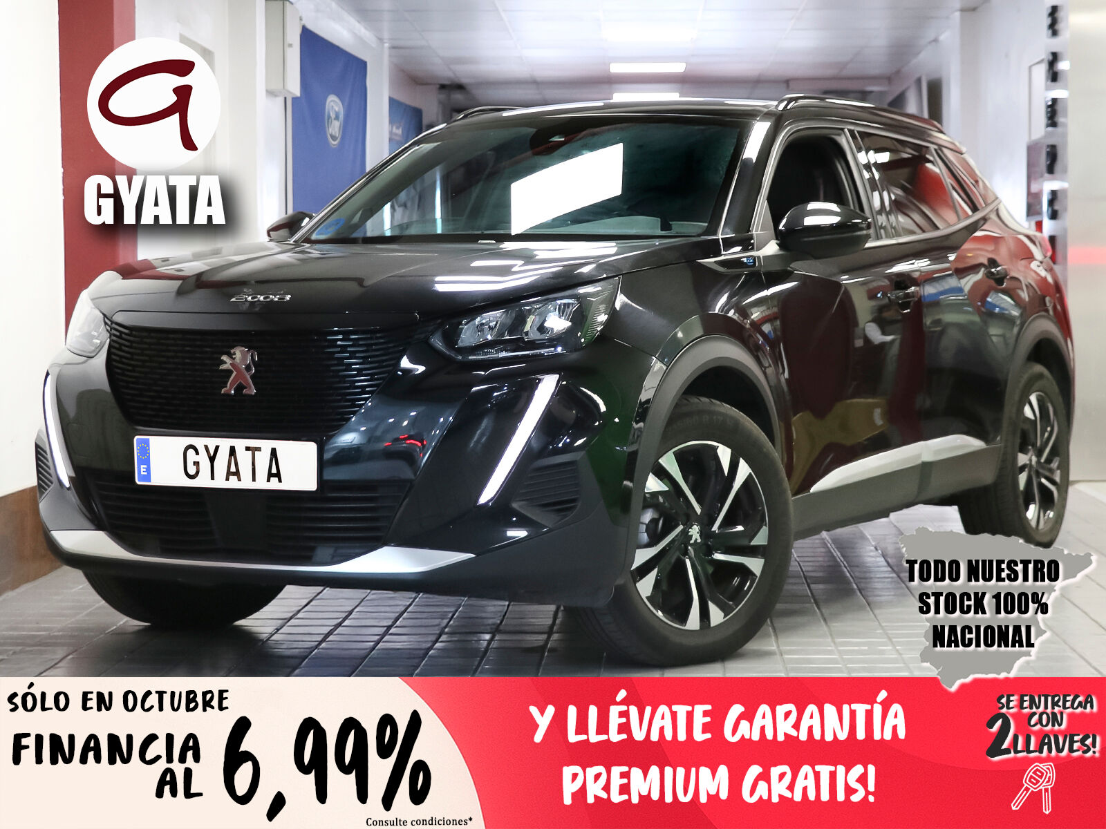 PEUGEOT 2008 (Eléctrico Allure Pack 100 kW (136 CV)) en Madrid