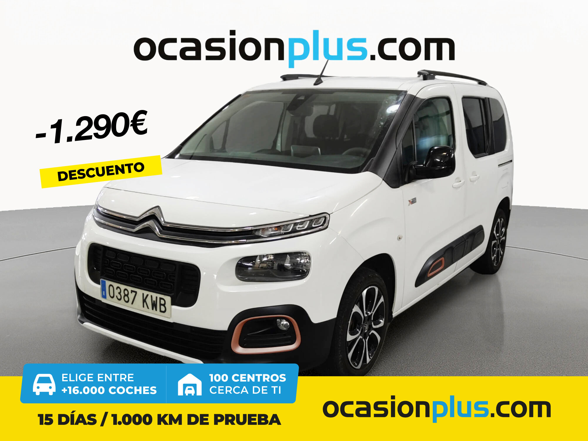 CITROEN Berlingo (BlueHDi 100 S&S Talla M Shine 75 kW (102 CV)) en Madrid