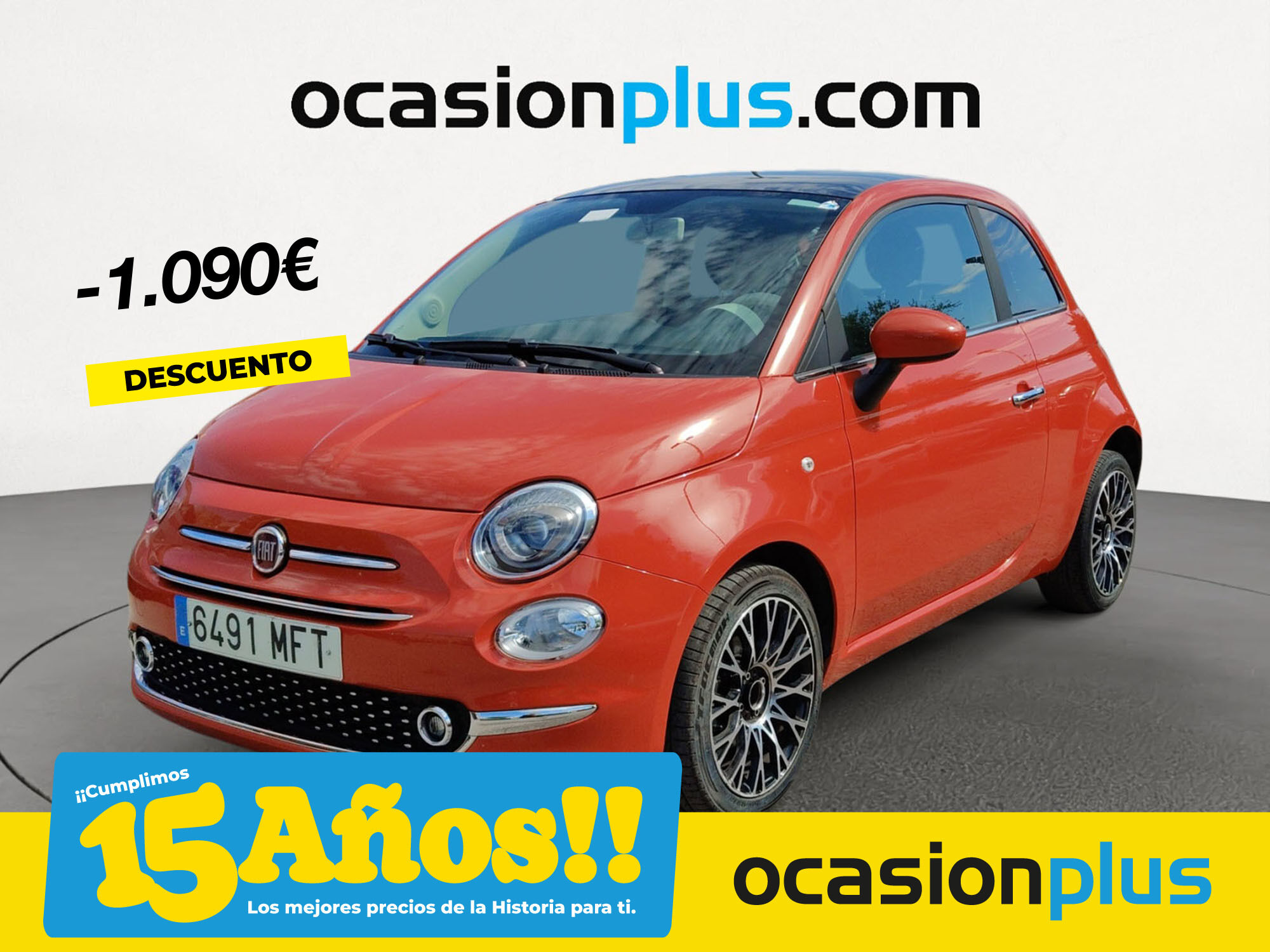 FIAT 500 (1.0 Hybrid Dolcevita 51 kW (70 CV)) en Madrid