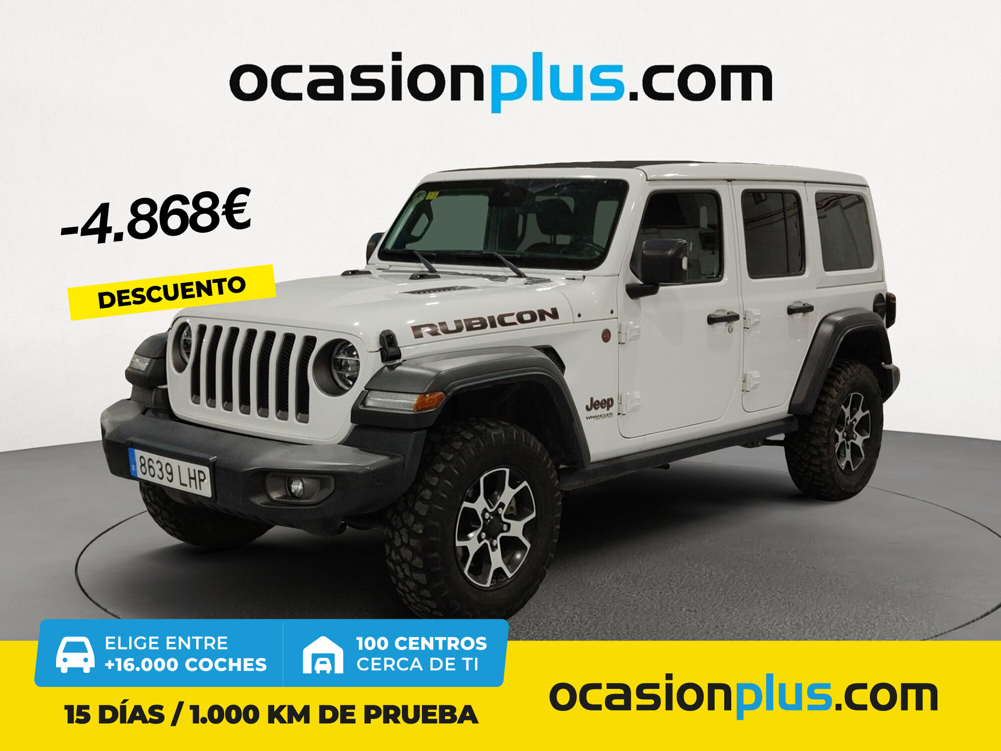 JEEP Wrangler (2.0T Rubicon 8ATX 199 kW (270 CV)) en Madrid