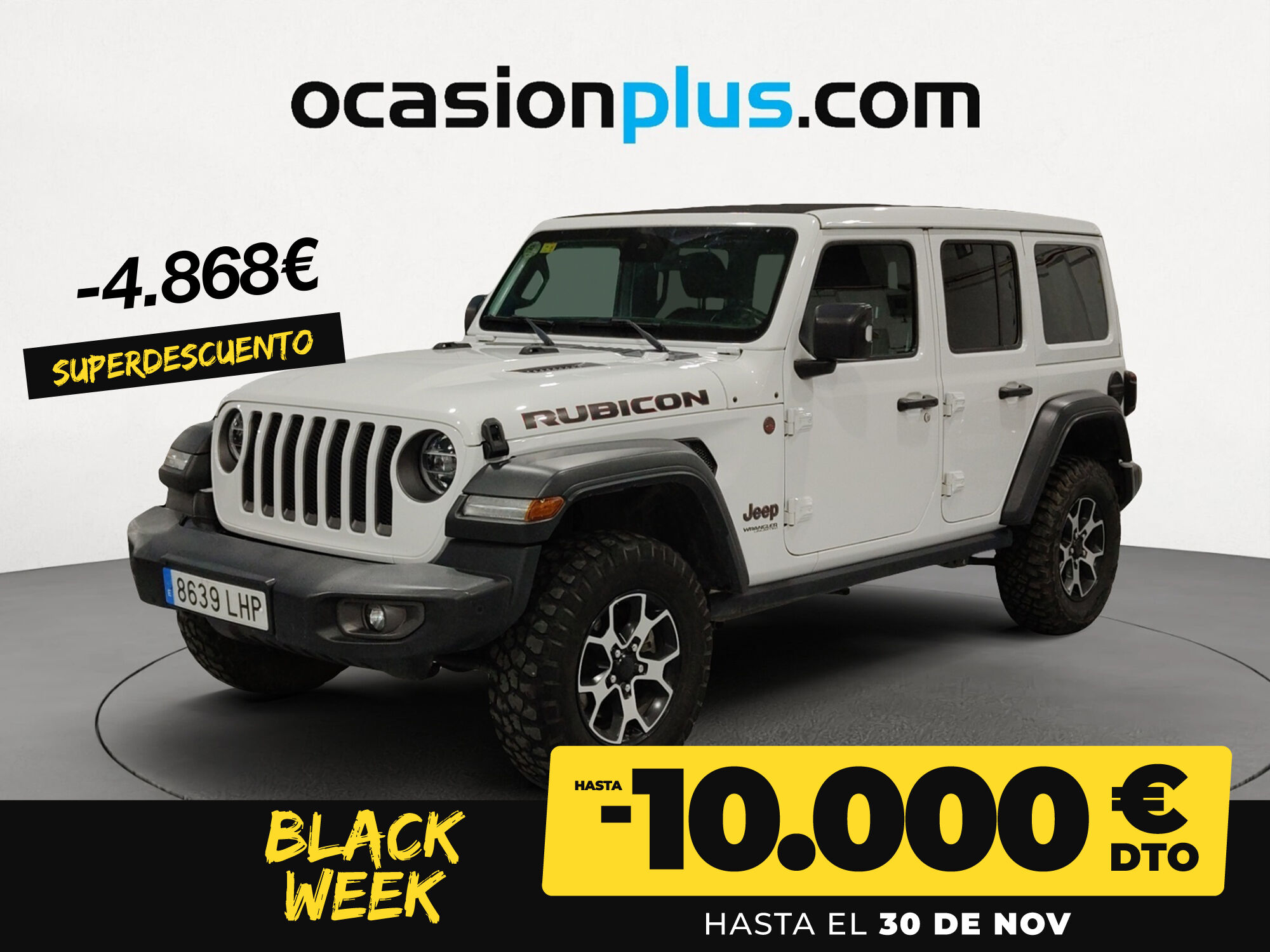 JEEP Wrangler (2.0T Rubicon 8ATX 199 kW (270 CV)) en Madrid