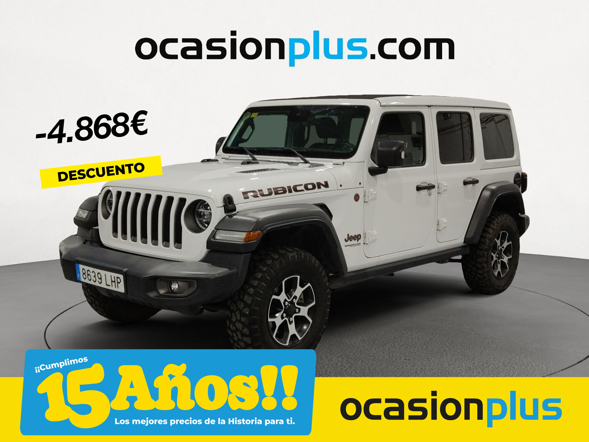 JEEP Wrangler (2.0T Rubicon 8ATX 199 kW (270 CV)) en Madrid