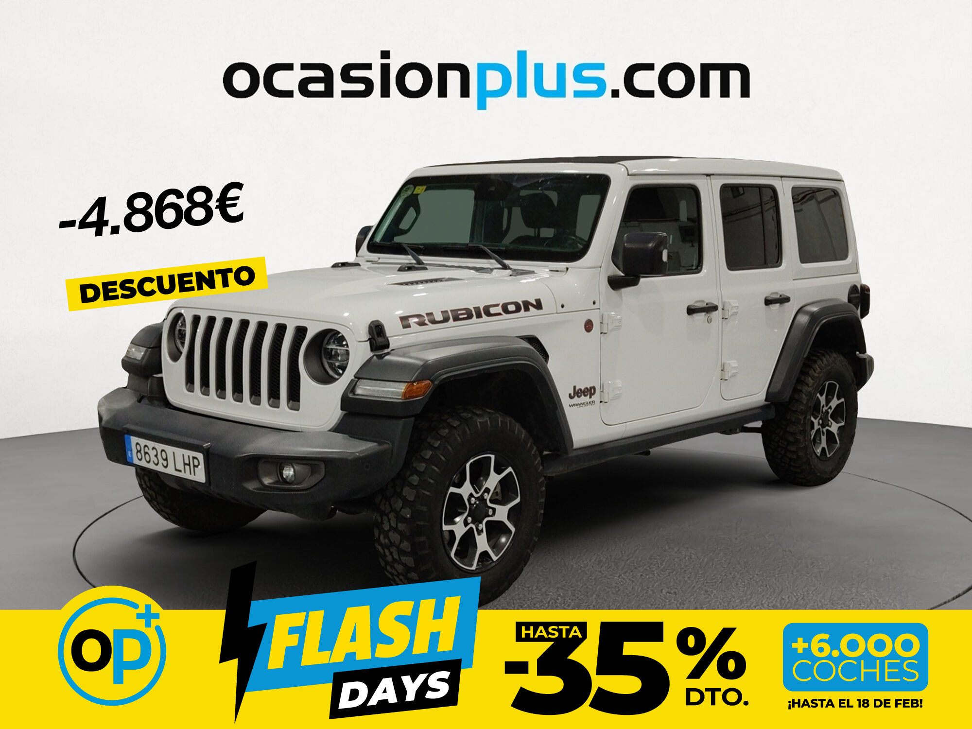 Foto del JEEP Wrangler Unlimited 2.0T GME Rubicon 8ATX