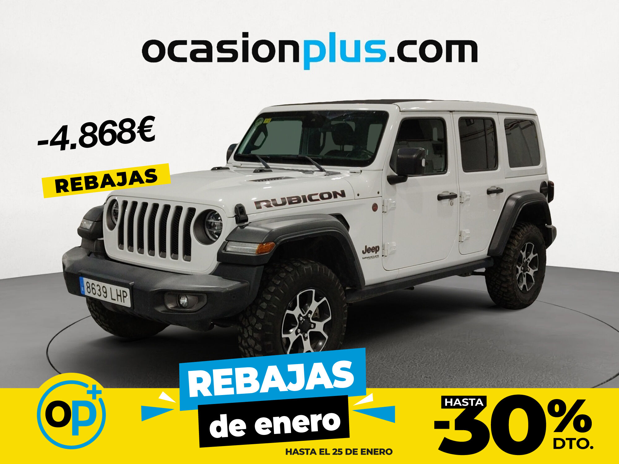 JEEP Wrangler (2.0T Rubicon 8ATX 199 kW (270 CV)) en Madrid