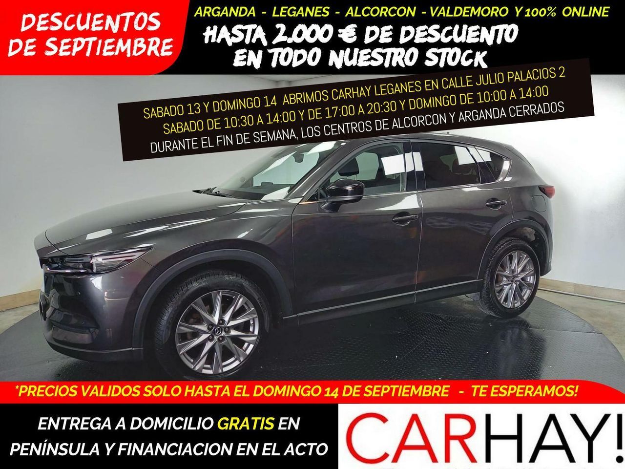 MAZDA CX-5 (2.2 D 110KW ZENITH SAFETY 2WD) en Madrid