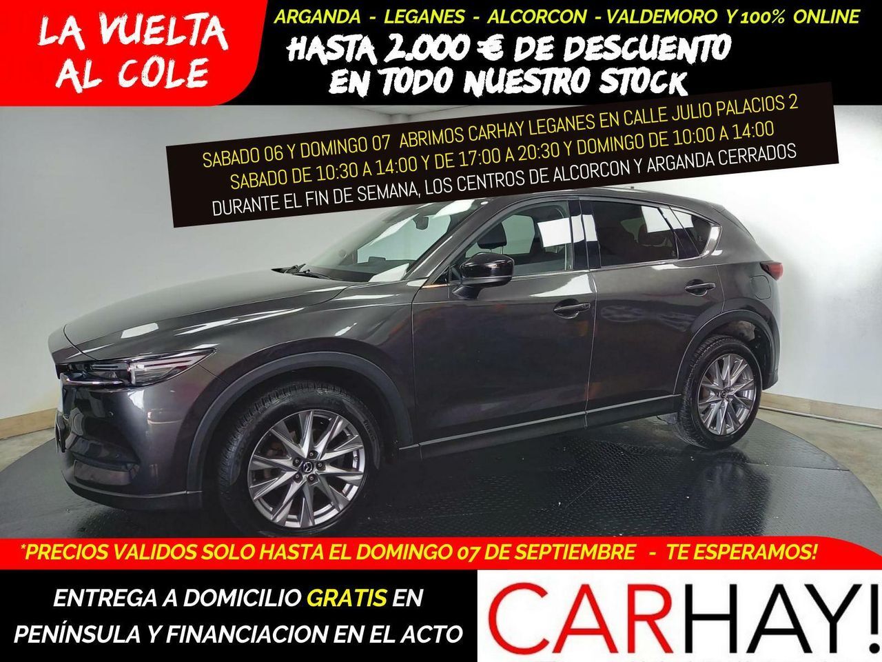 MAZDA CX-5 (2.2 D 110KW ZENITH SAFETY 2WD) en Madrid