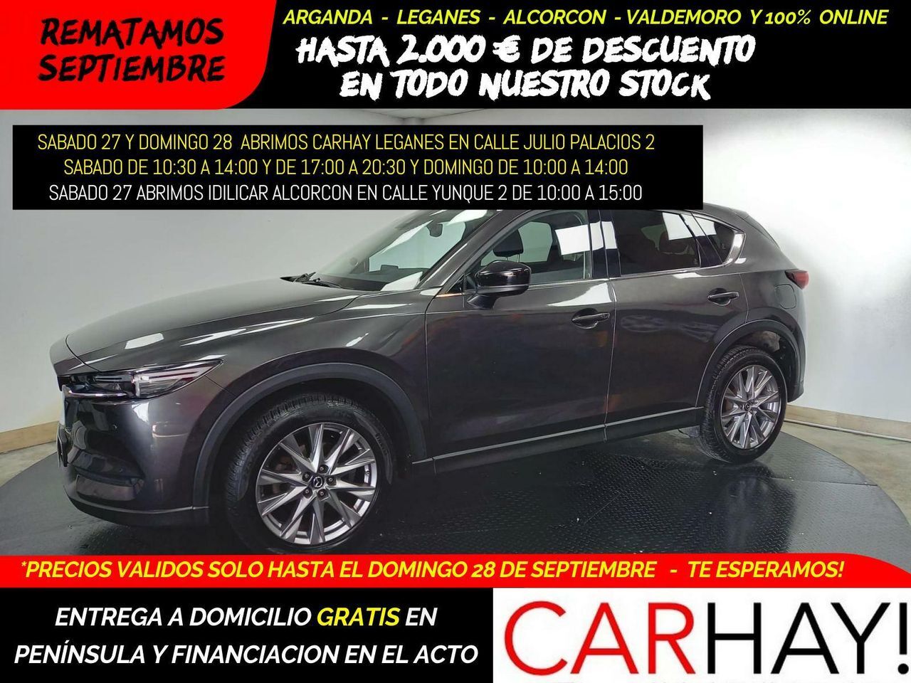 MAZDA CX-5 (2.2 D 110KW ZENITH SAFETY 2WD) en Madrid