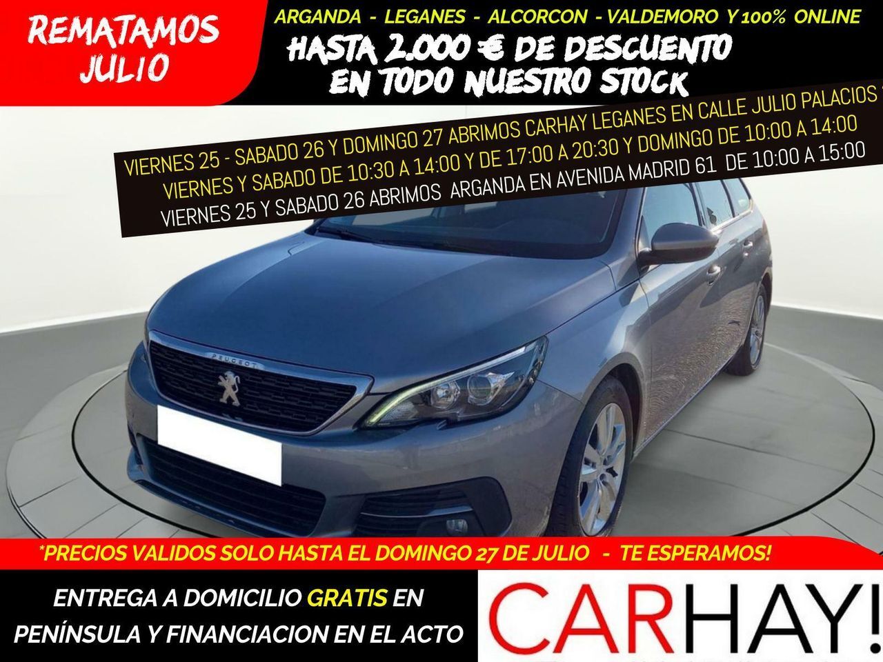 PEUGEOT 308 (SW ACTIVE PACK 100CV) en Madrid