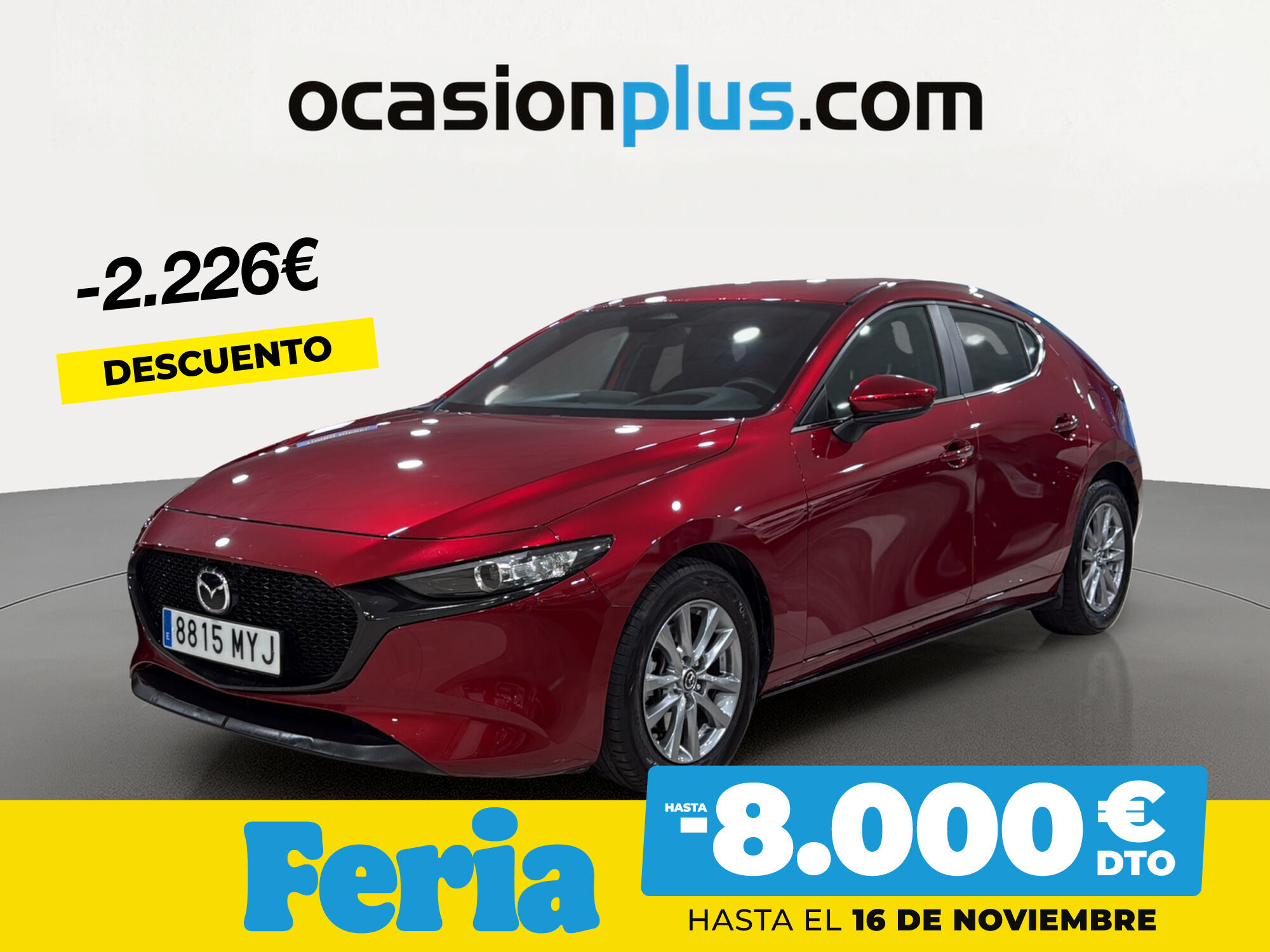 MAZDA Mazda3 (2.5L E-SKY G MHEV Prime-line 103 kW (140 CV)) en Madrid