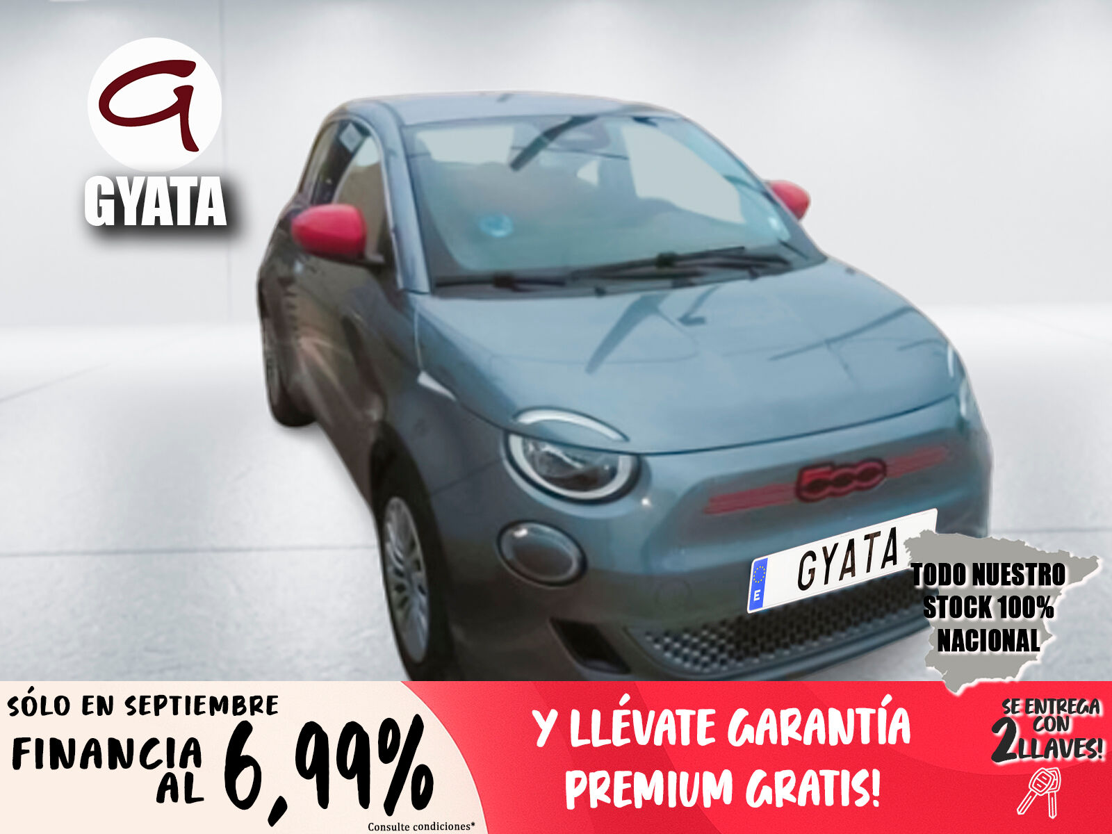 FIAT 500 (Red Hb 320km 85 kW (118 CV)) en Madrid