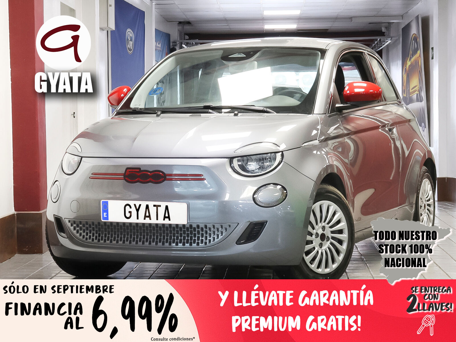 FIAT 500 (Red Hb 320km 85 kW (118 CV)) en Madrid