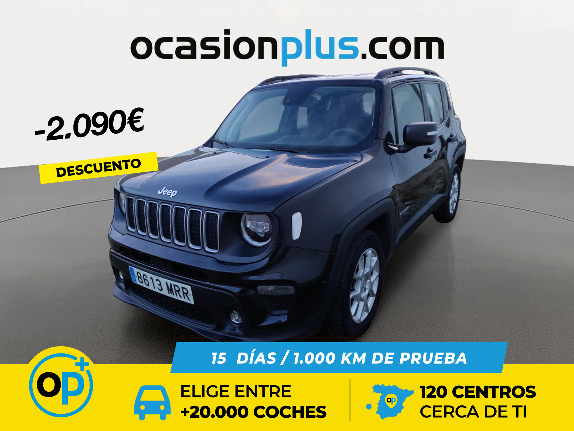 JEEP Renegade (eHybrid 1.5 Altitude DCT 96 kW (130 CV)) en Madrid