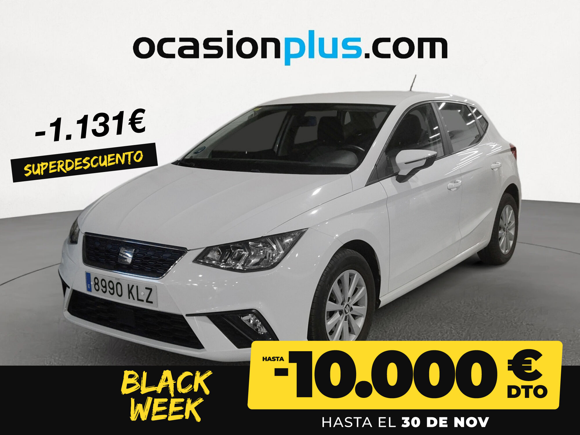 SEAT Ibiza (1.0 TGI GNC S&S Style 66 kW (90 CV)) en Madrid