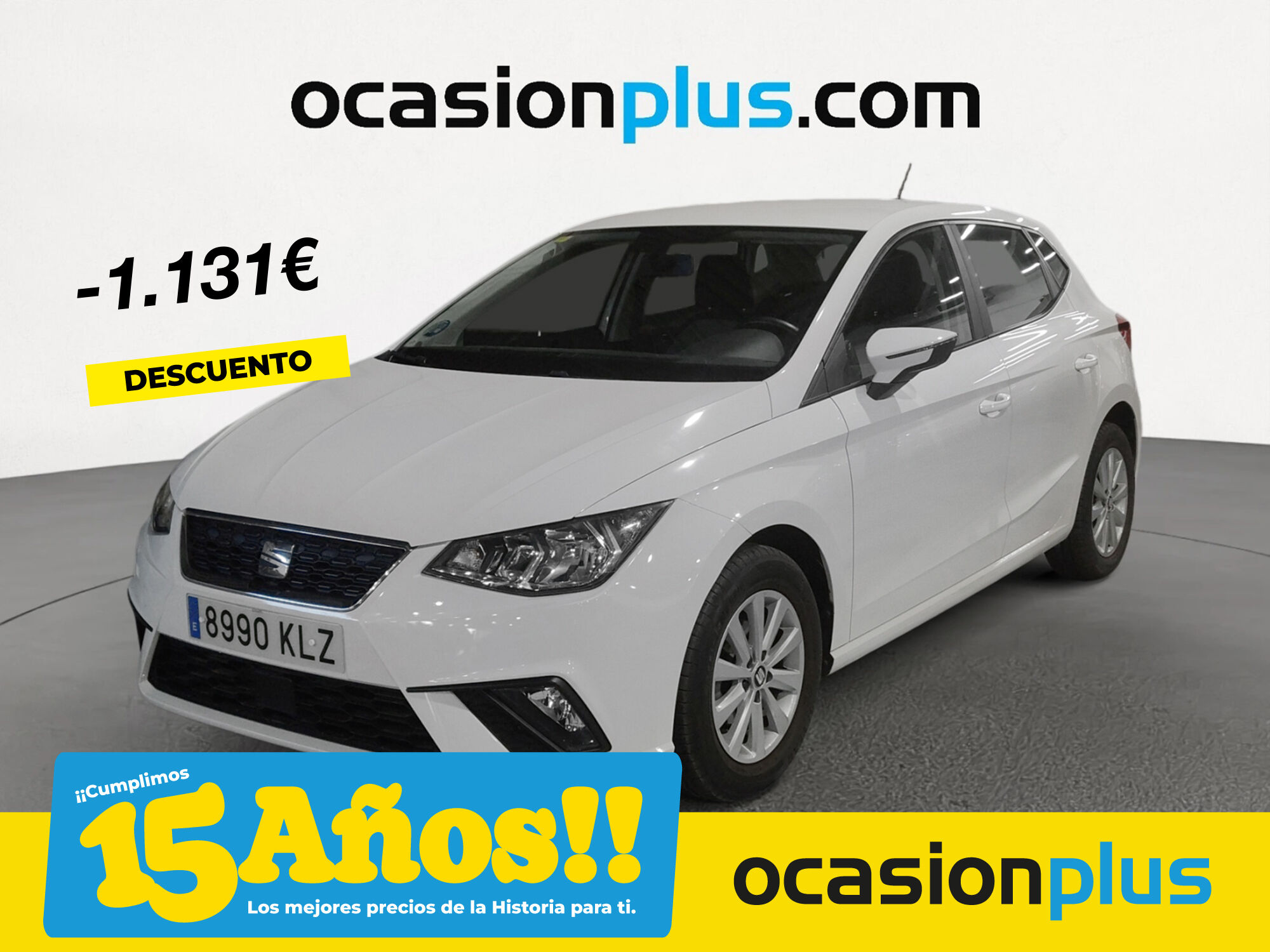 SEAT Ibiza (1.0 TGI GNC S&S Style 66 kW (90 CV)) en Madrid