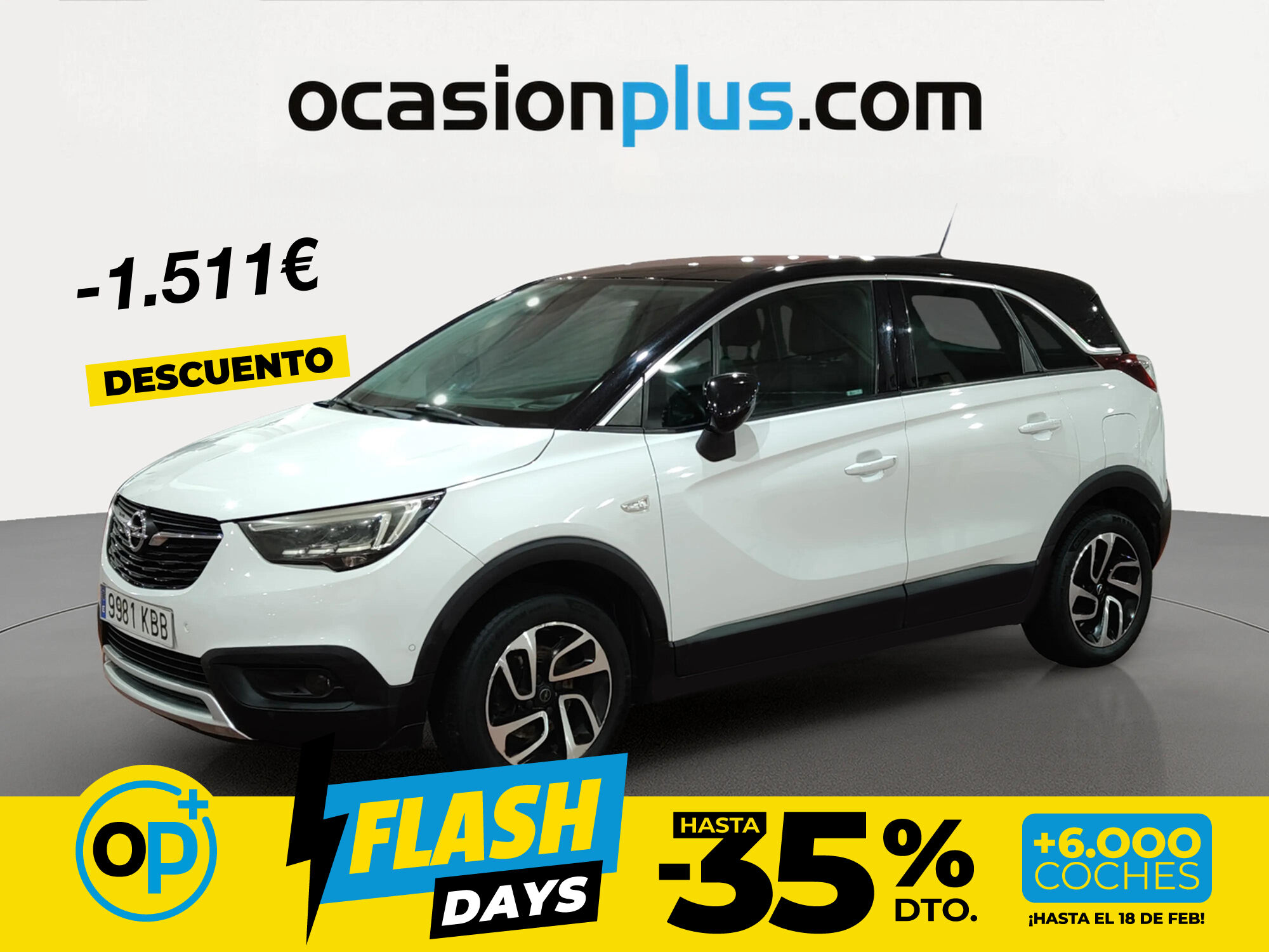 Foto del OPEL Crossland X 1.2T S&S ecoTEC Excellence 110