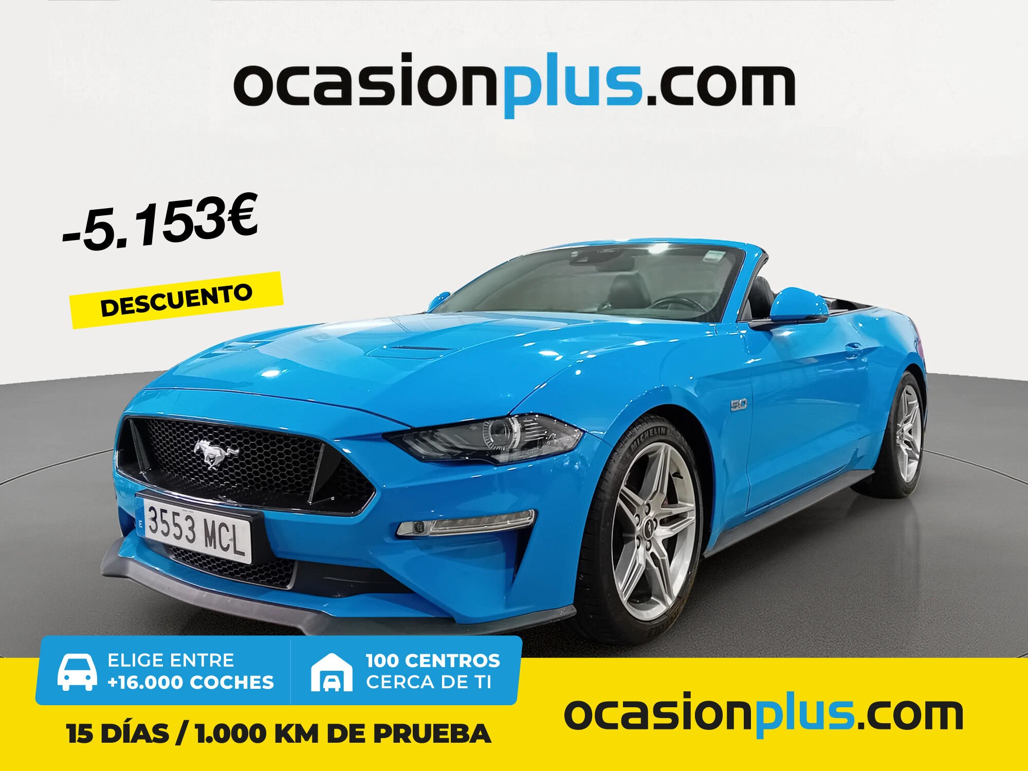 FORD Mustang (5.0 Ti-VCT V8 Convertible Mustang GT Autom. 331 kW (450 CV)) 