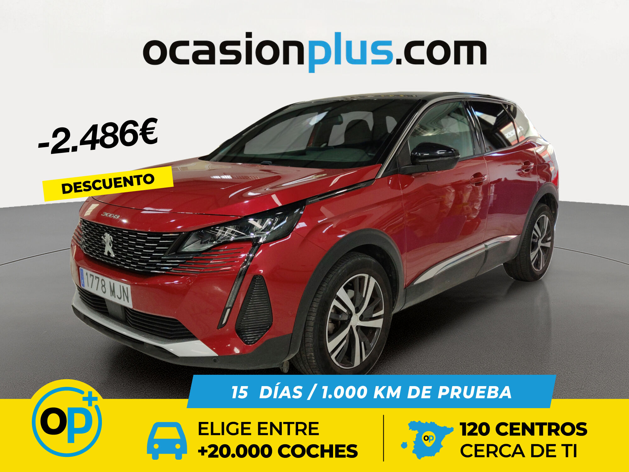 PEUGEOT 3008 (BlueHDi 130 S&S Allure Pack EAT8 96 kW (130 CV)) en Madrid