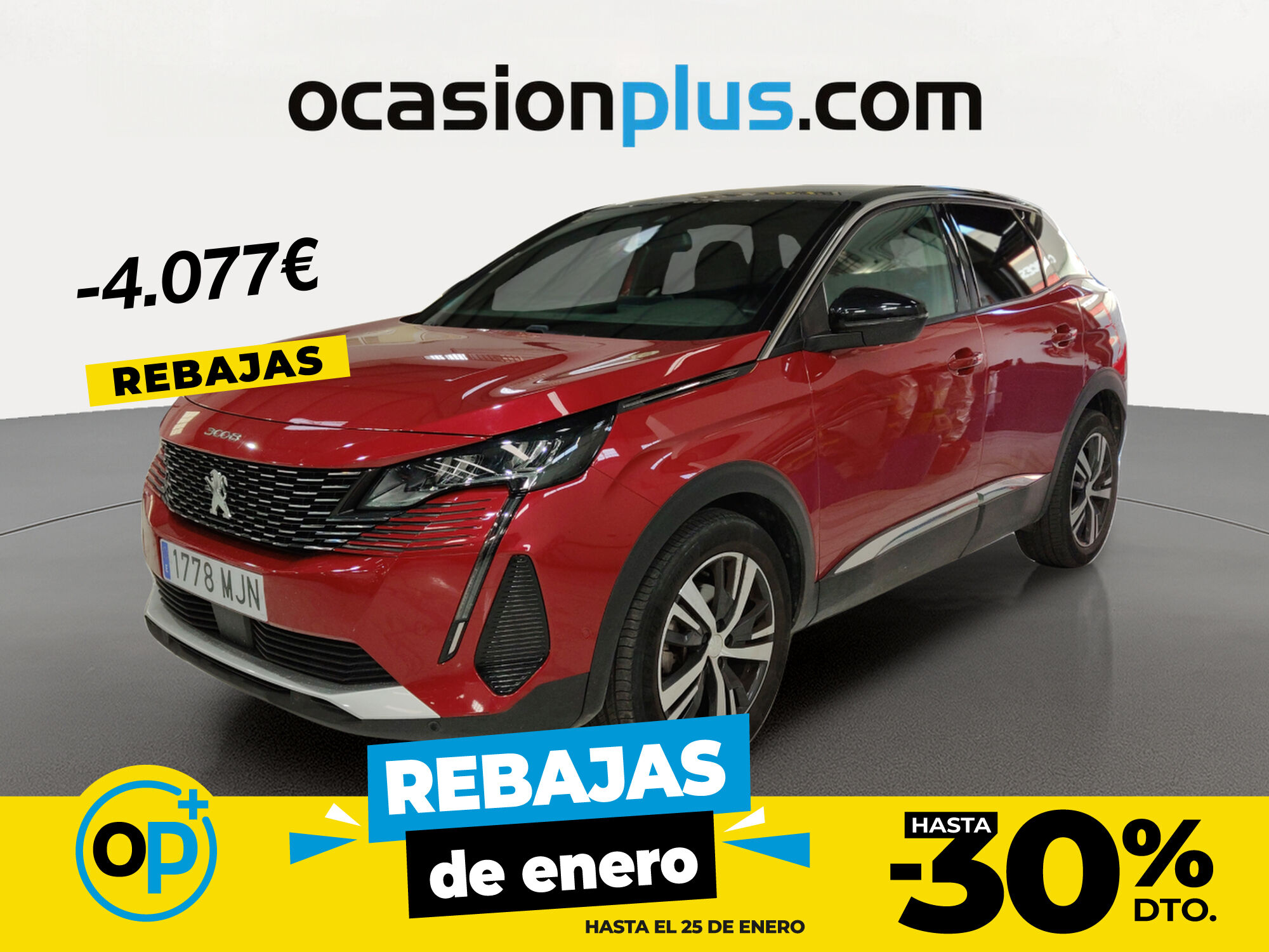 PEUGEOT 3008 (BlueHDi 130 S&S Allure Pack EAT8 96 kW (130 CV)) en Madrid