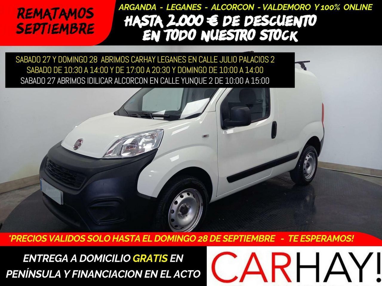 FIAT Fiorino (CARGO KASTEN 1.4 NATURAL PO) en Madrid