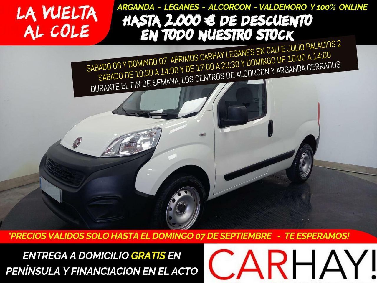 FIAT Fiorino (CARGO KASTEN 1.4 NATURAL PO) en Madrid