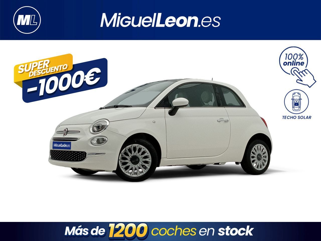 FIAT 500 (Dolcevita 1.0 Hybrid 51KW (70 CV)) en Palmas, Las