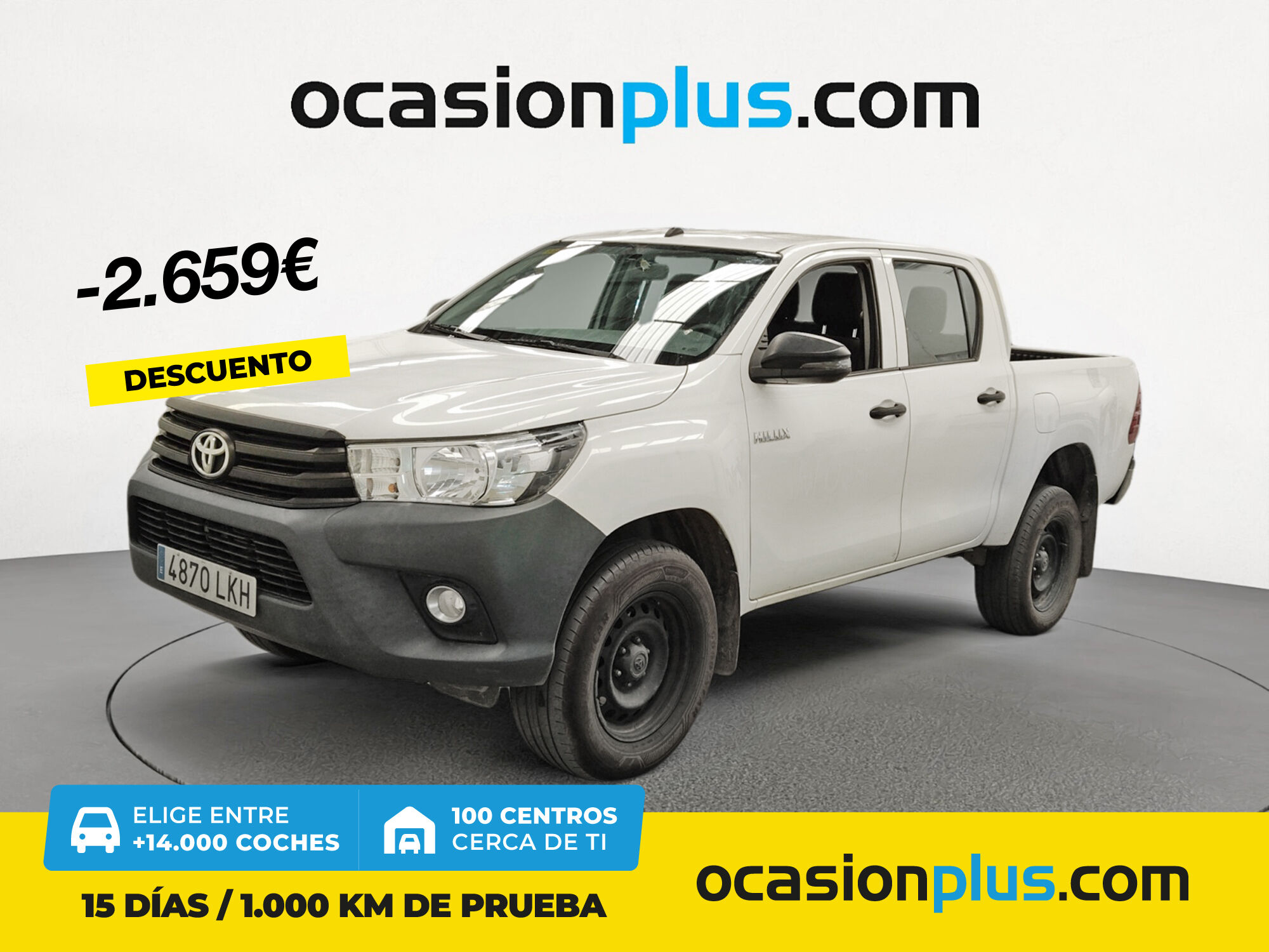 TOYOTA Hilux (2.4 D-4D Doble Cabina GX 110 kW (150 CV)) en Madrid